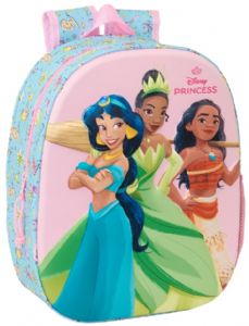 MOCHILA-3D-DISNEY-33X27X10-CM-PRINCESAS-DISNEY