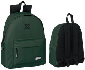 MOCHILA MUNICH BASICOS VERDE 33X15X42 CM