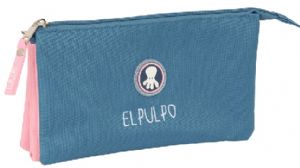 PORTATODO TRIPLE EL PULPO INDIGO 22X3X12 CM