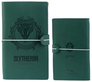 CUADERNO-DE-VIAJE-HARRY-POTTER-VERDE-SLYTHERIN-12X20-CM