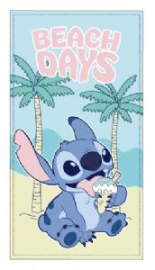 TOALLA 70X140 CM PLAYA MICROFIBRA LILO Y STITCH AZUL